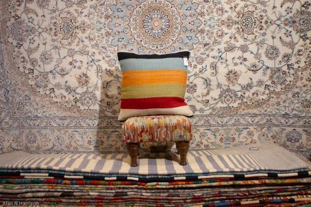 Hand-Made Mazar Cushion From Afghanistan