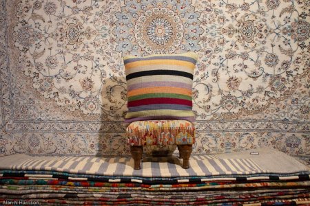 Hand-Made Mazar Cushion From Afghanistan