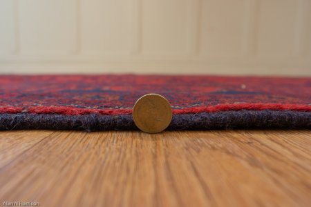 Hand-Knotted Khan Mahomadi Rug From Afghanistan