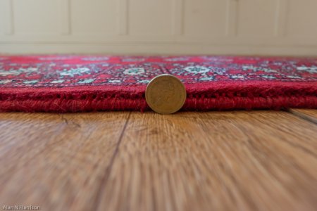 Hand-Knotted Bokhara Runner From Pakistan