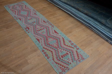 Hand-Made Mazar Runner From Afghanistan