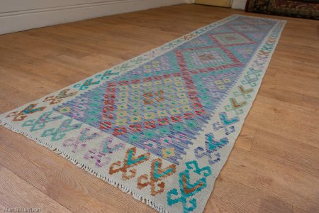 Hand-Made Mazar Runner From Afghanistan