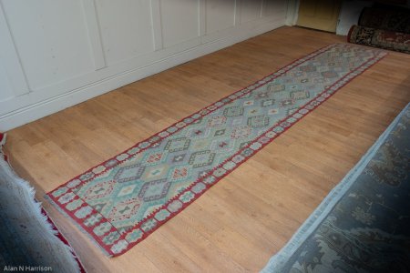 Hand-Made Mazar Runner From Afghanistan
