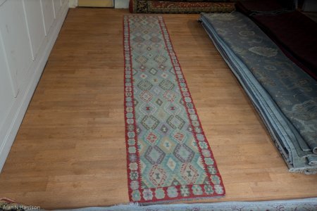 Hand-Made Mazar Runner From Afghanistan