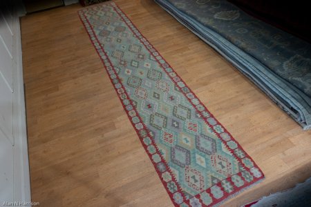 Hand-Made Mazar Runner From Afghanistan