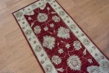 Hand-Knotted Ziegler Rug From Afghanistan