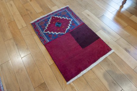 Hand-Knotted Afshah Rug From Iran (Persian)