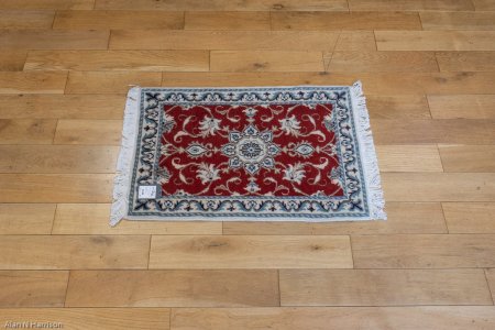 Hand-Knotted Tabas Rug From Iran (Persian)