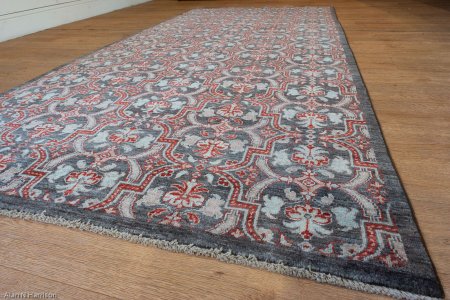 Hand-Knotted Aryana Ziegler Rug From Afghanistan