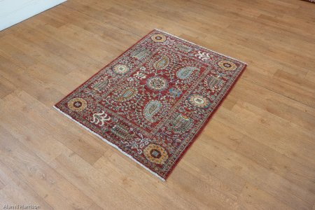 Hand-Knotted Aryana Ziegler Rug From Afghanistan