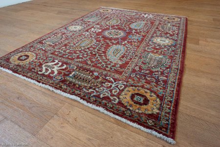 Hand-Knotted Aryana Ziegler Rug From Afghanistan