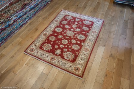 Hand-Knotted Sultanabad Rug From Afghanistan