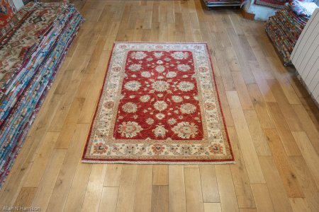 Hand-Knotted Sultanabad Rug From Afghanistan