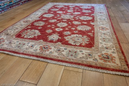 Hand-Knotted Sultanabad Rug From Afghanistan