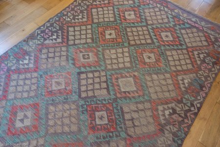 Hand-Made Mazar Kilim From Afghanistan