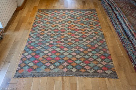 Hand-Made Mazar Kilim From Afghanistan