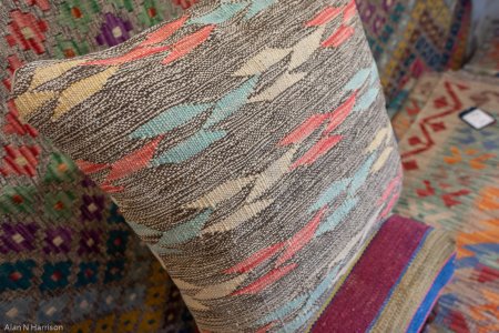 Hand-Made Mazar Cushion From Afghanistan