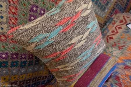 Hand-Made Mazar Cushion From Afghanistan