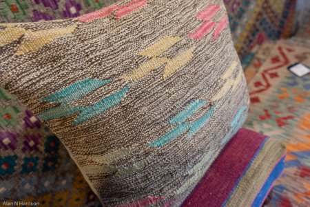 Hand-Made Mazar Cushion From Afghanistan