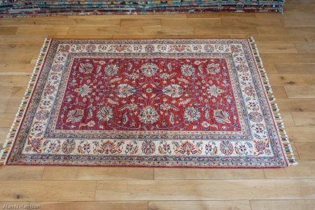 Hand-Knotted Sultanabad Rug From Afghanistan