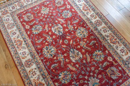 Hand-Knotted Sultanabad Rug From Afghanistan