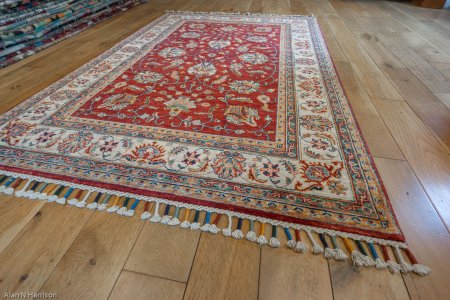 Hand-Knotted Sultanabad Rug From Afghanistan