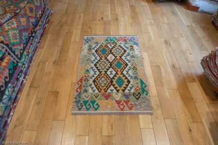 Hand-Made Mazar Kilim From Afghanistan