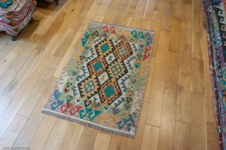 Hand-Made Mazar Kilim From Afghanistan