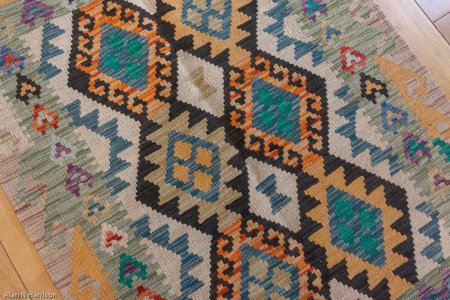 Hand-Made Mazar Kilim From Afghanistan