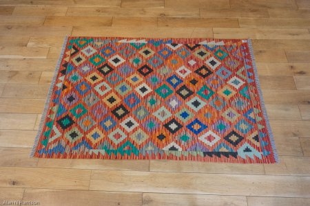 Hand-Made Mazar Kilim From Afghanistan