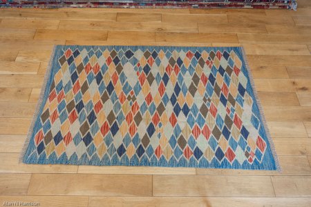 Hand-Made Mazar Kilim From Afghanistan