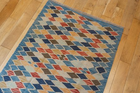 Hand-Made Mazar Kilim From Afghanistan