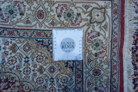 Hand-Knotted Mahi Indian Runner From India