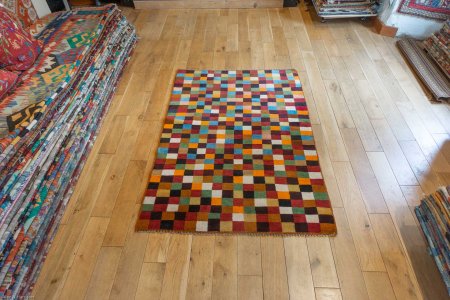Hand-Knotted Beluch Rug From Afghanistan