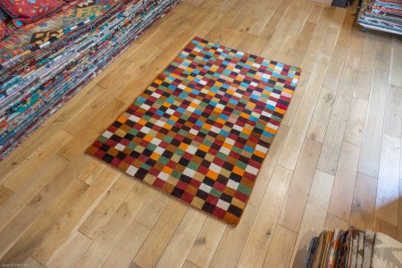 Hand-Knotted Beluch Rug From Afghanistan