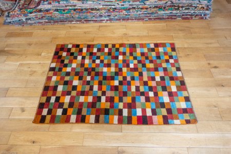 Hand-Knotted Beluch Rug From Afghanistan