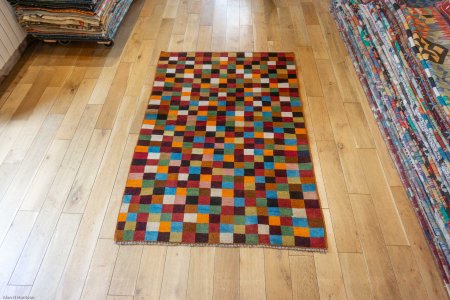 Hand-Knotted Beluch Rug From Afghanistan