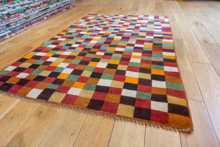 Hand-Knotted Beluch Rug From Afghanistan