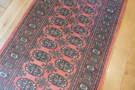 Hand-Knotted Bokhara Runner From Pakistan