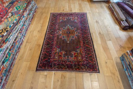 Hand-Knotted Beluch Rug From Afghanistan