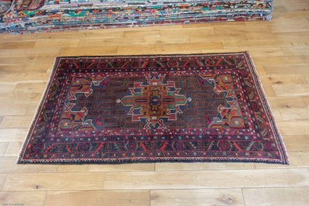 Hand-Knotted Beluch Rug From Afghanistan