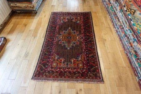 Hand-Knotted Beluch Rug From Afghanistan