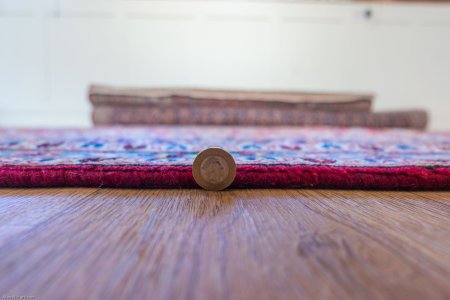 Hand-Knotted Kashan Rug From Iran (Persian)