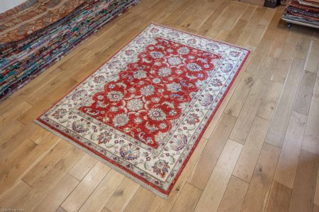 Hand-Knotted Sultanabad Rug From Afghanistan