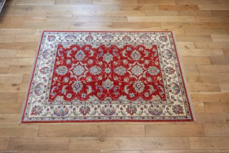 Hand-Knotted Sultanabad Rug From Afghanistan