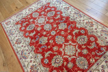Hand-Knotted Sultanabad Rug From Afghanistan