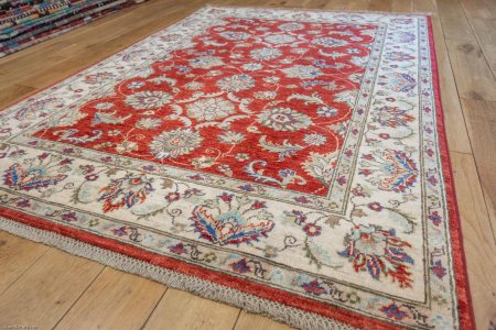 Hand-Knotted Sultanabad Rug From Afghanistan