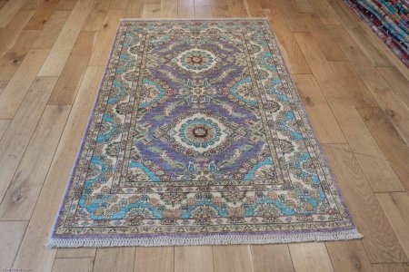 Hand-Knotted Sultanabad Rug From Afghanistan