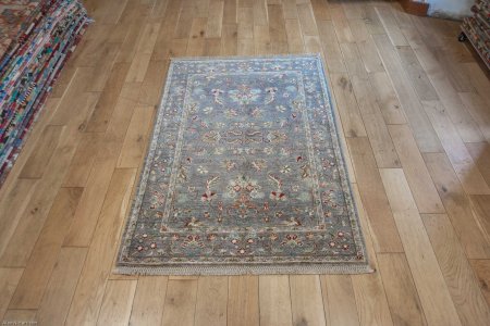 Hand-Knotted Sultanabad Rug From Afghanistan