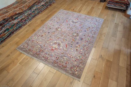 Hand-Knotted Sultanabad Rug From Afghanistan